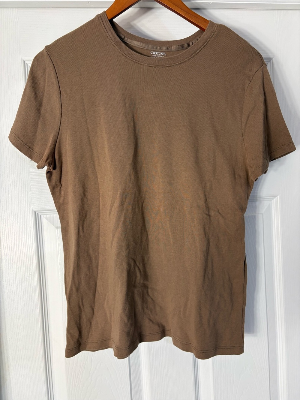 Cherokee Brown Short Sleeve Crewneck Tee